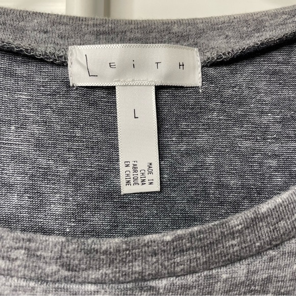 Leith Long Sleeve Dress, Gray, New w/ tags, Women’s Size L - Picture 4 of 5